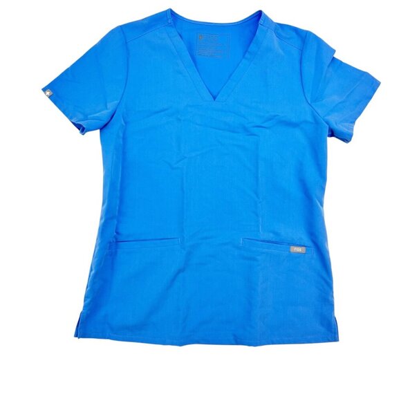 FIGS Technical Collection Shirt Pockets Blue Size S - Picture 11 of 11